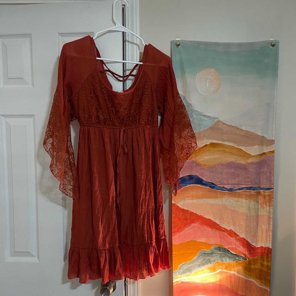 Rust colored dress - Picture 1 of 1